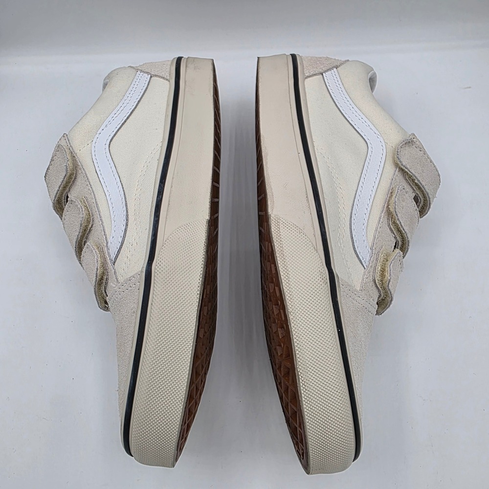 Vans Old Skool V Marshmallow Turtledove Suede Canvas Shoes Womens 7.5 Mens 6 - Picture 5 of 10